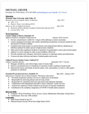 DownloadMichaelGieger'sresume